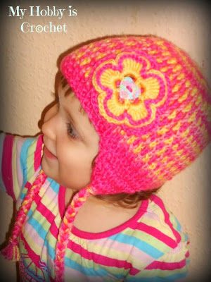 Gumdrops Earflap Hat - Free Crochet Pattern with Tutorial