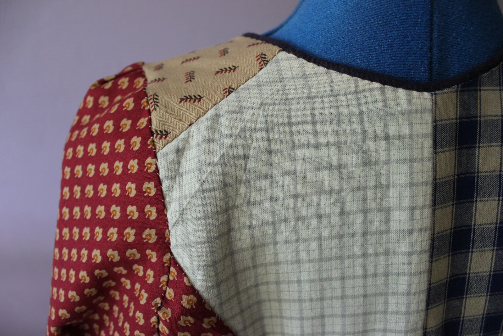Miss Hendrie's Workbook: Wool Regency jacket with patchwork lining