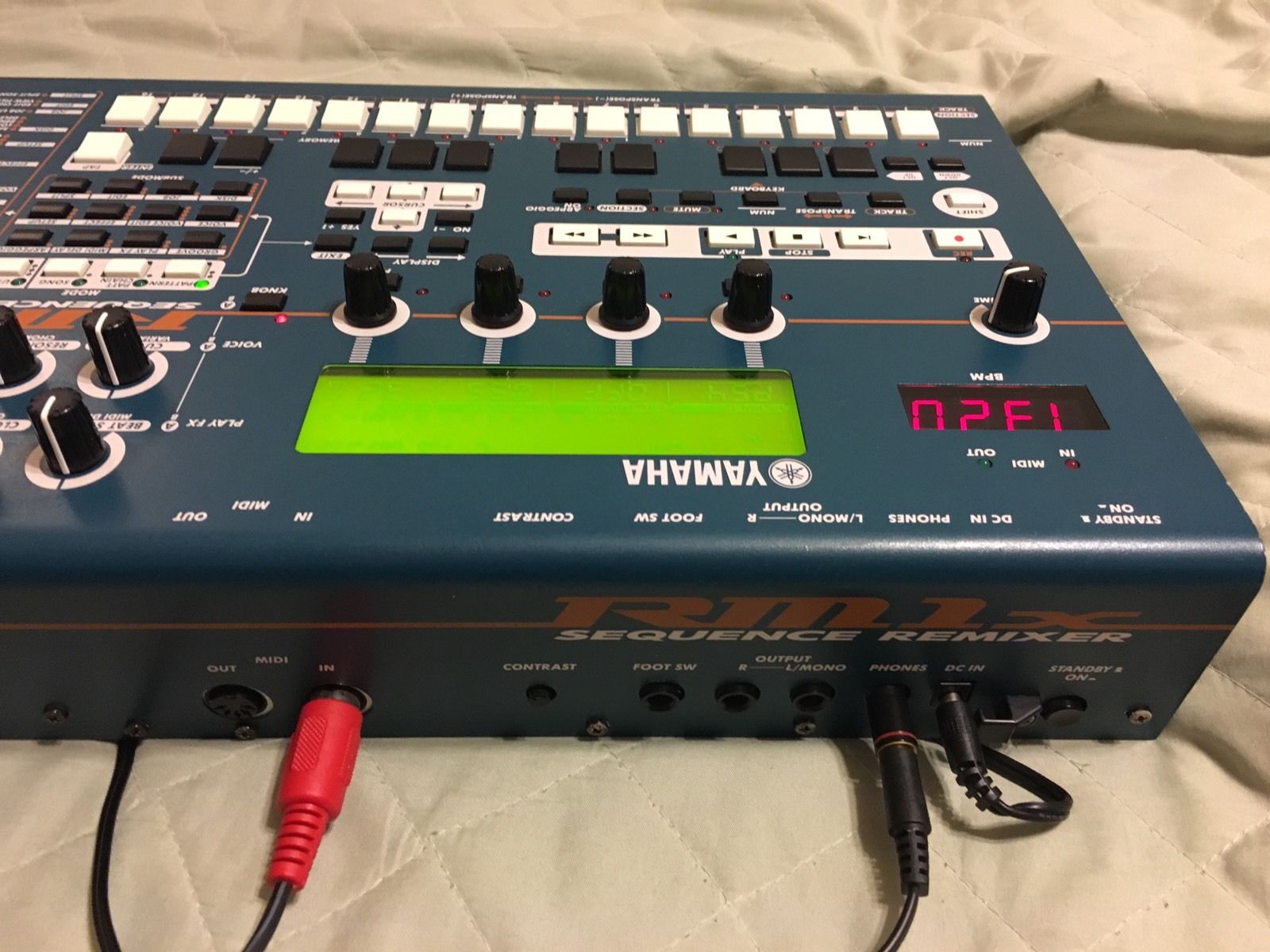 MATRIXSYNTH YAMAHA RM1x Groovebox Synthesizer Drum Machine Sequencer