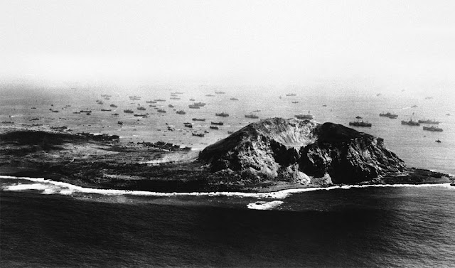 Mount Suribachi Iwo Jima World War II worldwartwo.filminspector.com