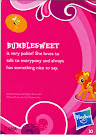 My Little Pony Wave 1 Bumblesweet Blind Bag Card