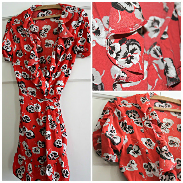Topshop Pansy Print Dress
