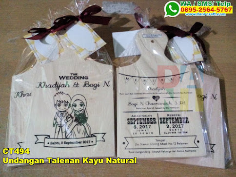 Harga Undangan Talenan Kayu Natural