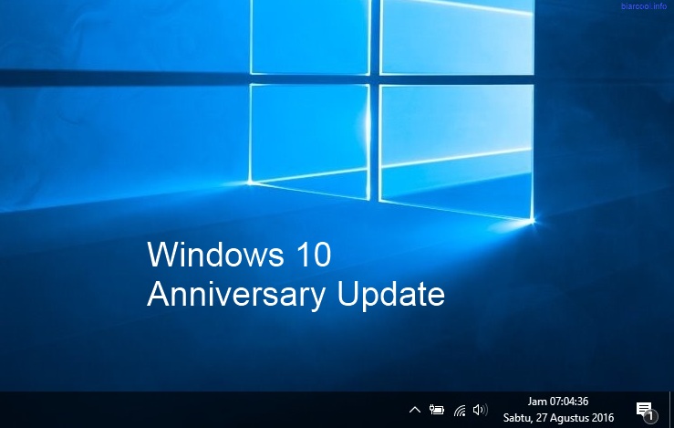 Tips Windows Cara menampilkan informasi waktu jam lengkap menit dan detik pada taskbar Display Second Time Clock in Windows 10 Anniversary Update