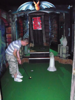 Indoor Adventure Golf course at the Windmill Theatre in Great Yarmouth