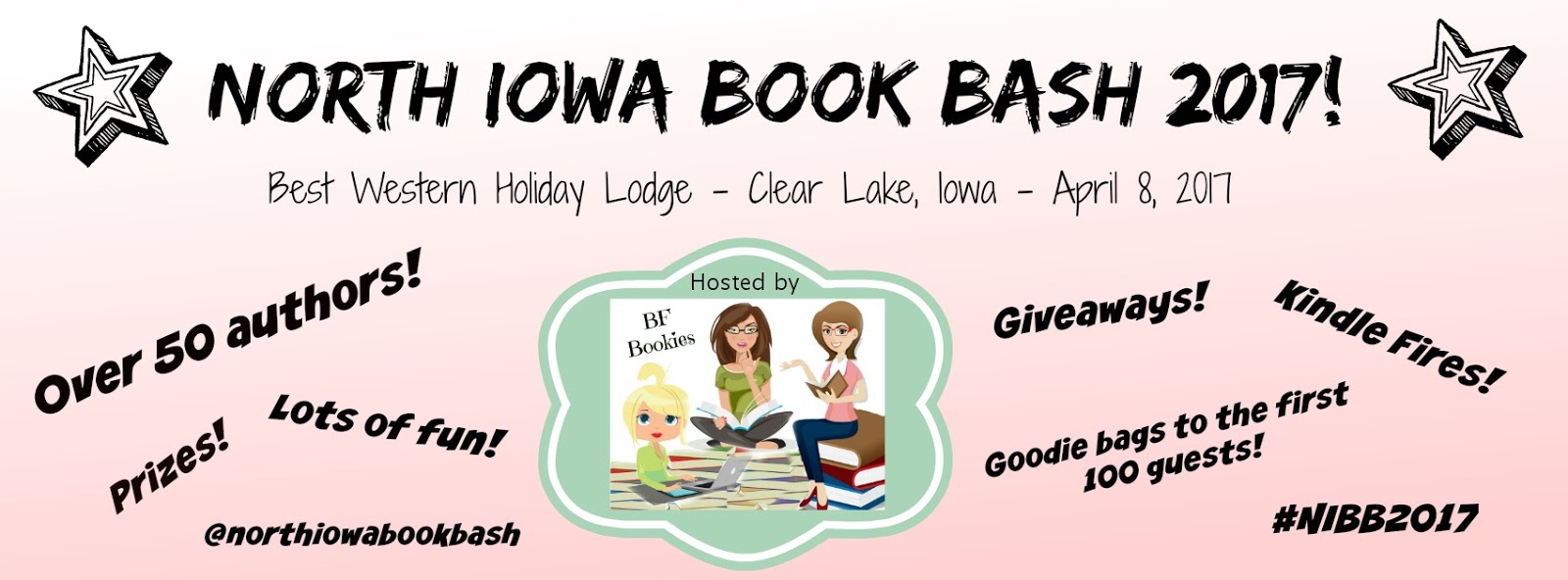 Announcing the 3rd Annual North Iowa Book Bash in Clear Lake, Iowa