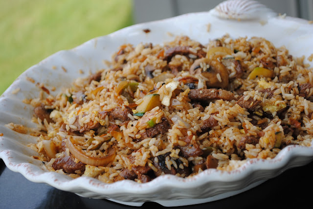 Stir-Fry Rice with Beef... (gustare Chinezeasca )