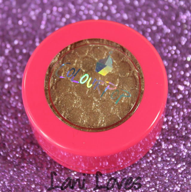 Colourpop Super Shock Shadow - Birthday Girl Swatches & Review