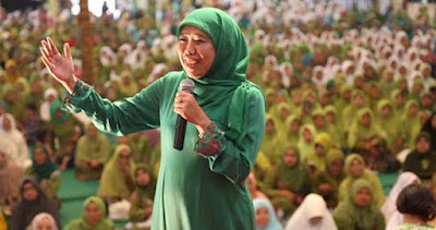 Khofifah Yakin Muslimat NU Solid ke Nomor Urut 1 