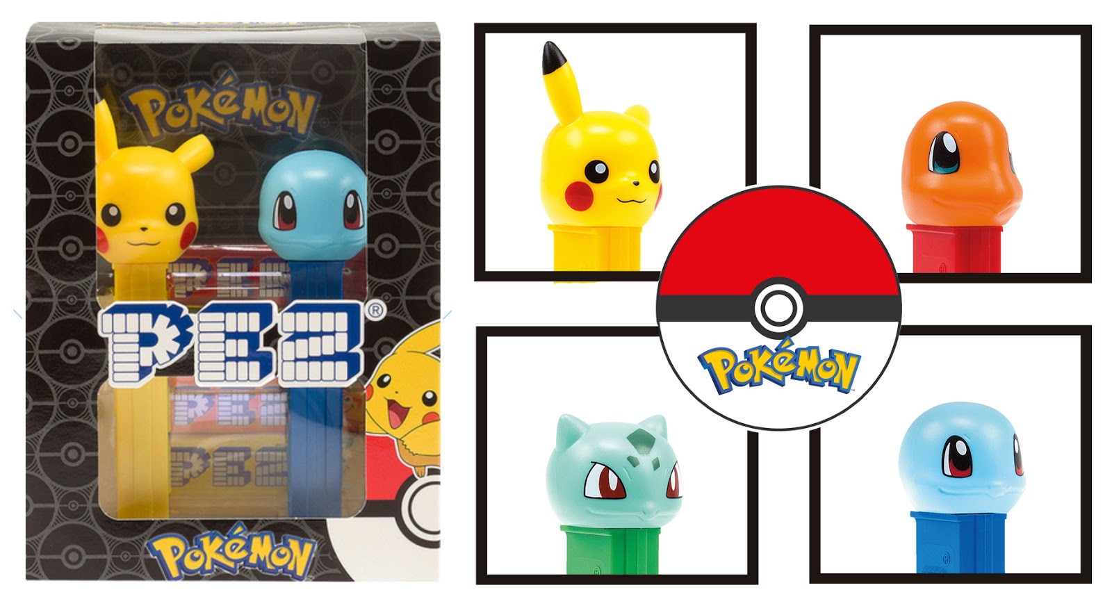 POKEMON Pez Dispenser SQUIRTLE Carded 