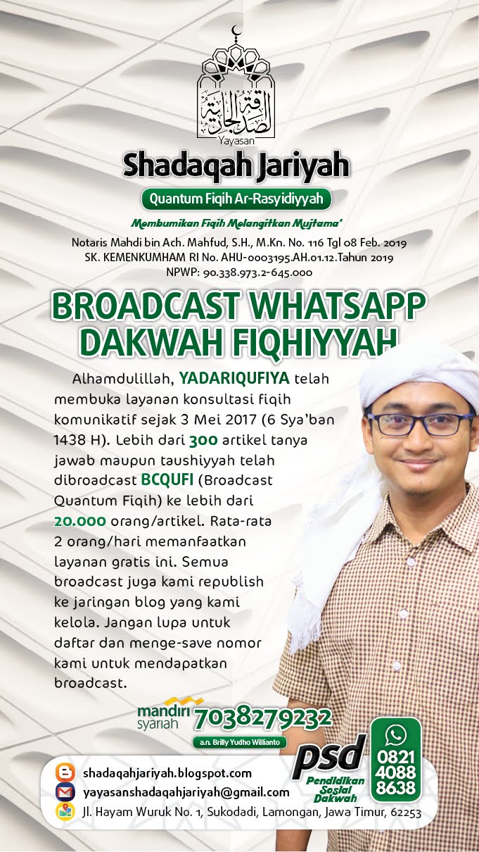 Broadcast Whatsapp Fiqih