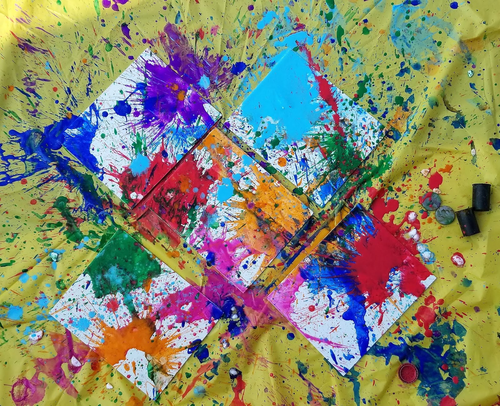Once Daily DIY Exploding Paint Craft with Alka Seltzer