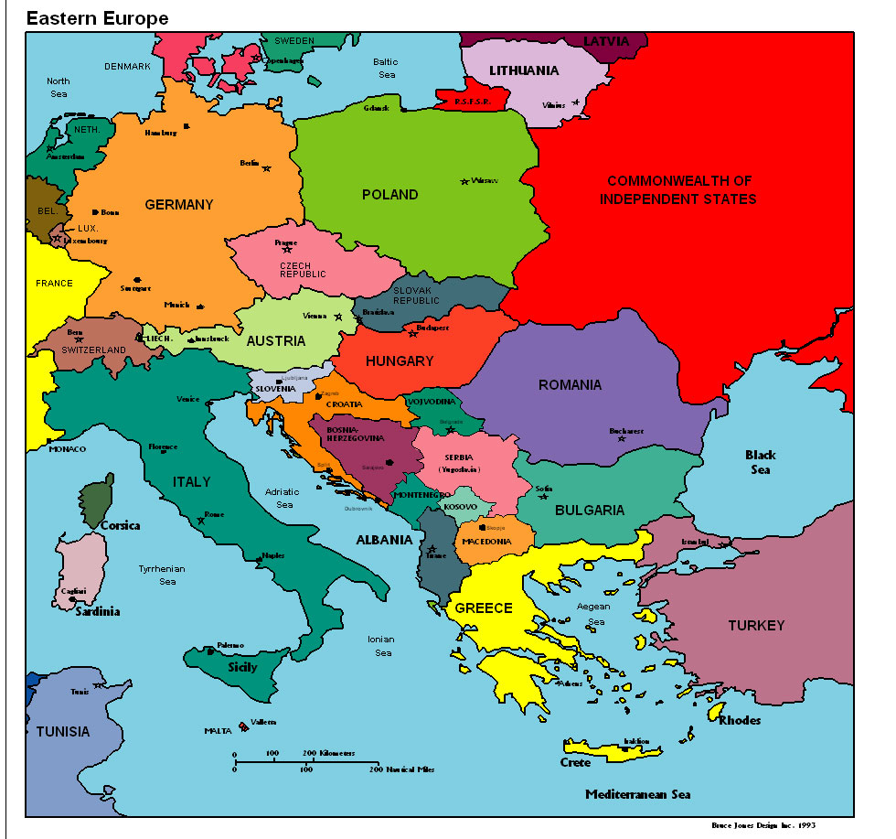Europa Kart Politisk Bilder