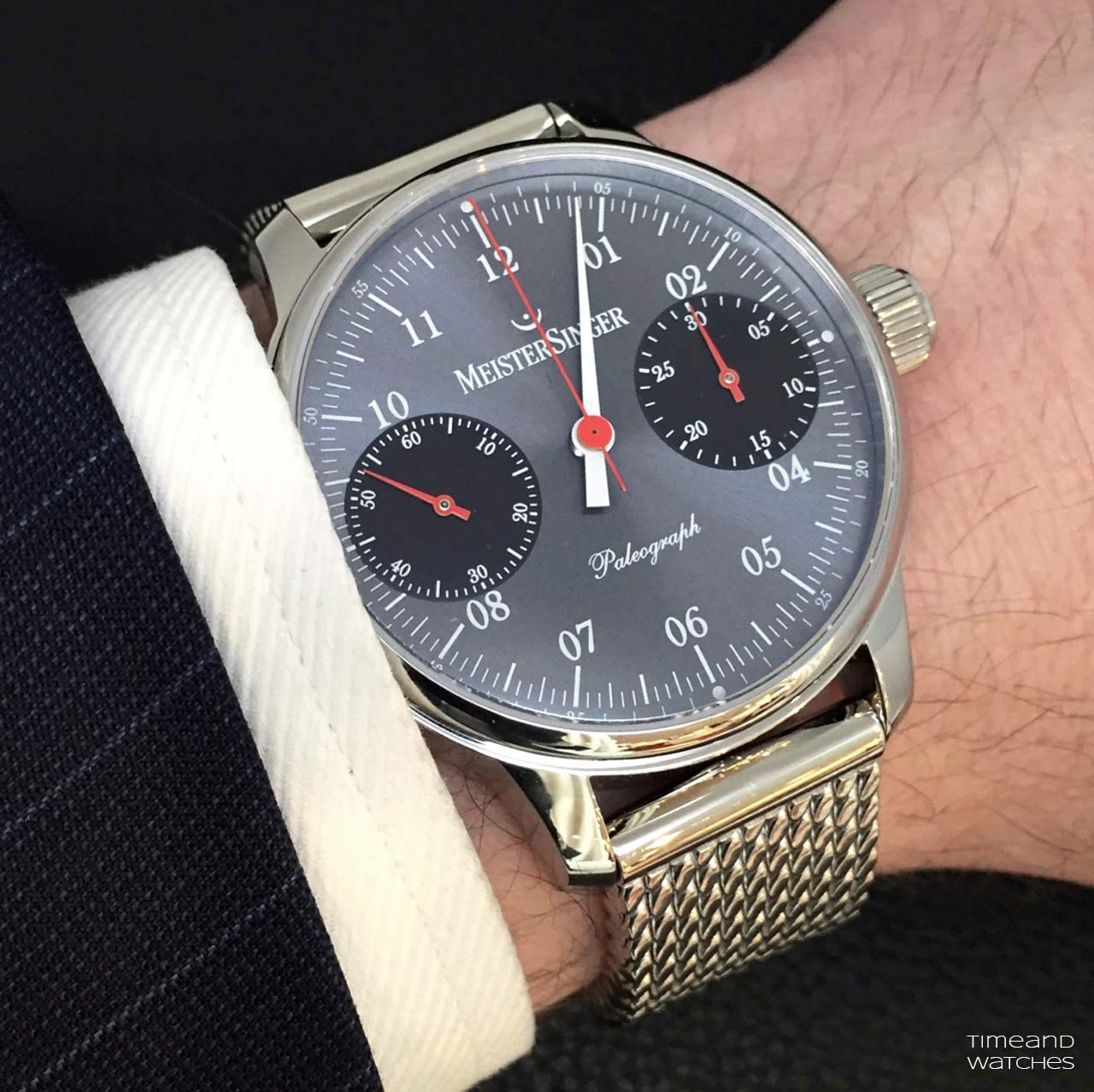 MeisterSinger Paleograph with Anthracite Dial Time and Watches