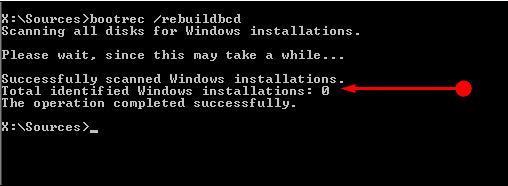 Method to Rebuild Boot Configuration Data in Windows 10