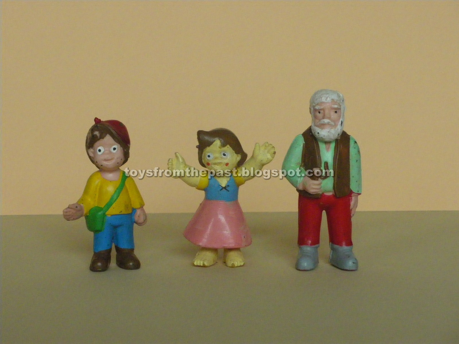 Lot Figurines Tintin Heimo – Édition Lombard – 1974 – Occasion (Bon état) – Sans Pixi