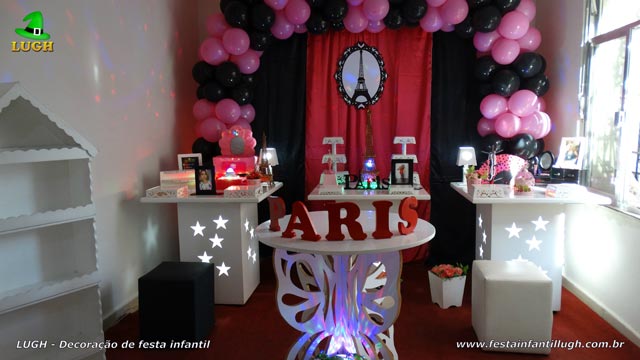Decoração festa tema Paris Decoração de festa Paris