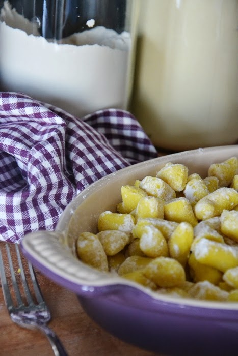 gnocchi di patate alla curcuma