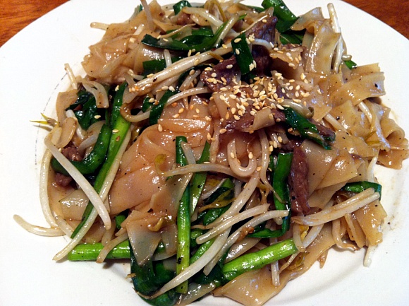 Beef Chive Stir Fried Rice Noodles Seonkyoung Longest