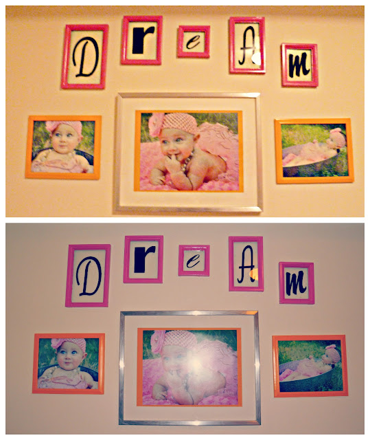 Loving Life Pink and Orange One year old's room