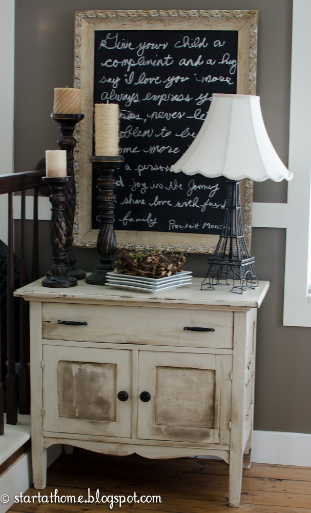 DIY Chalkboard Start at Home Decor