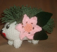 PATRON SHAYMIN (POKEMON) AMIGURUMI 1654