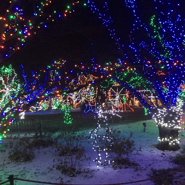 A Little Time and a Keyboard Holiday Lights at Lilacia Park in Lombard, Illinois