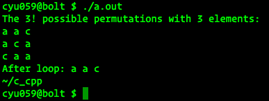 One Step: Algorithm :: Fisher–Yates shuffle