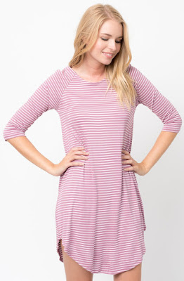 Berry%2BStriped%2BHalf%2BSleeve%2BDress%2B-caralase.jpg