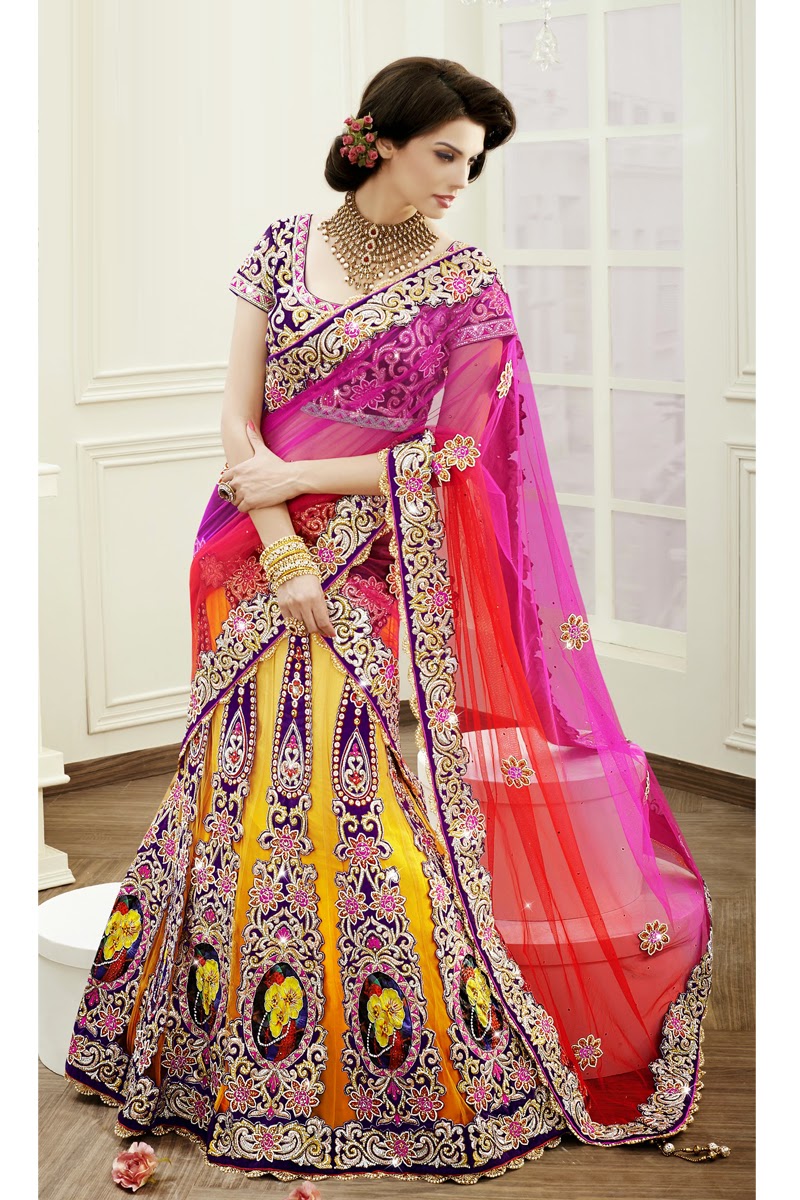 Bridal Lehenga Choli Collection in India Women Clothing Online Store