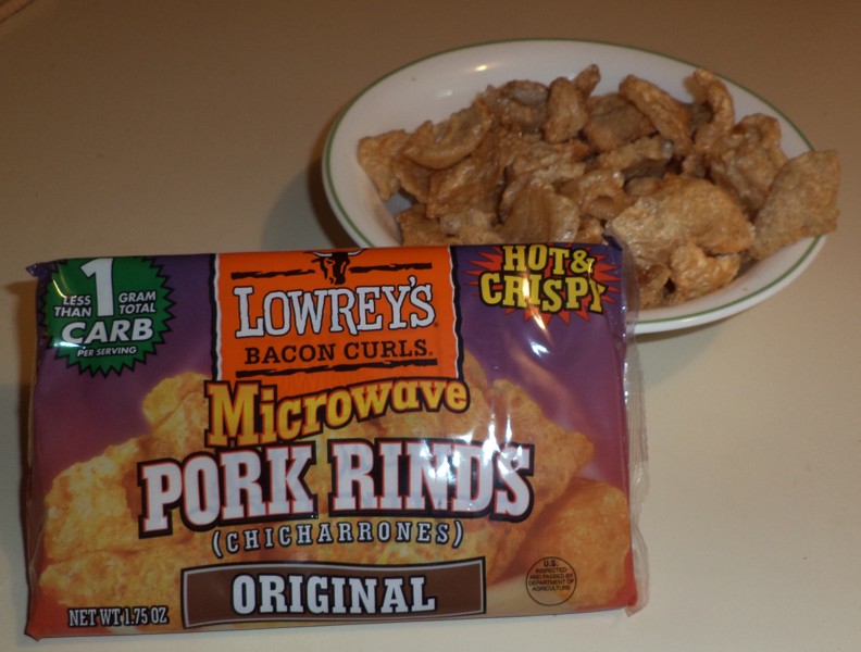 Ramen Butterfly Lowrey's Bacon Curls Original Microwave Pork Rinds