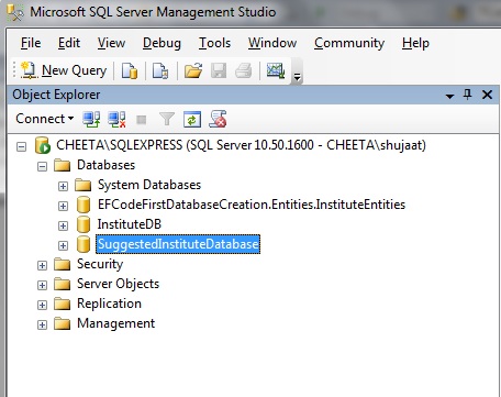 Muhammad Shujaat Siddiqi: Entity Framework Code First - Connection with ...