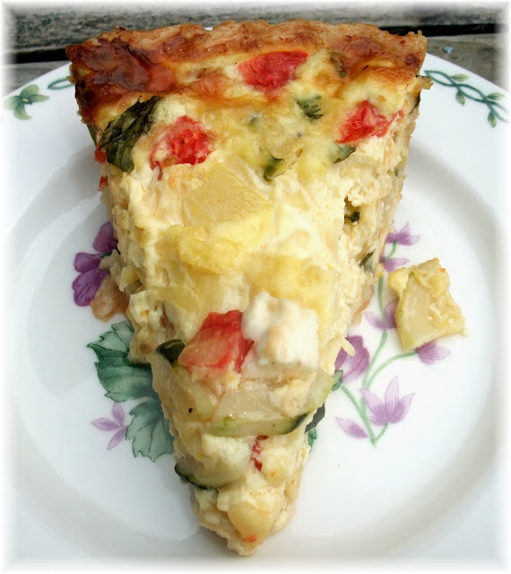 Rosie's Country Baking: Zucchini and Tomato Quiches