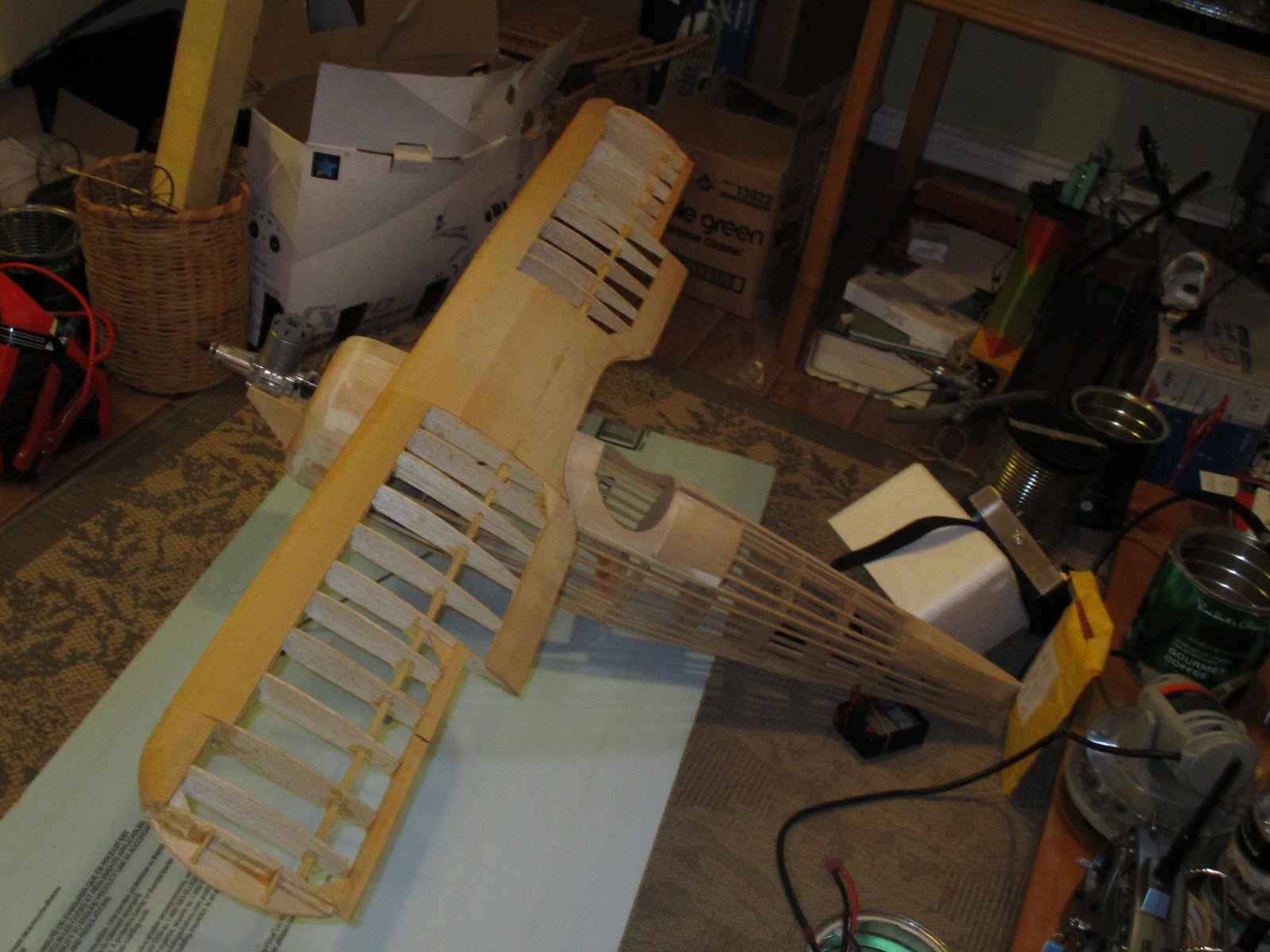 RC Flying Models Building The Pica 1/6th Size Waco YMF 3