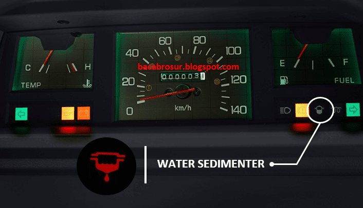 Cara memeriksa water sedimenter  water separator pada mesin diesel  OMBRO