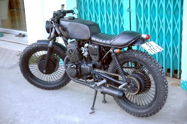 Honda CD 125 Benly độ Cafe Racer - Tracker - BMW - Army đẹp Honda CD 125 Benly độ Cafe Racer - Tracker - BMW - Army đẹp