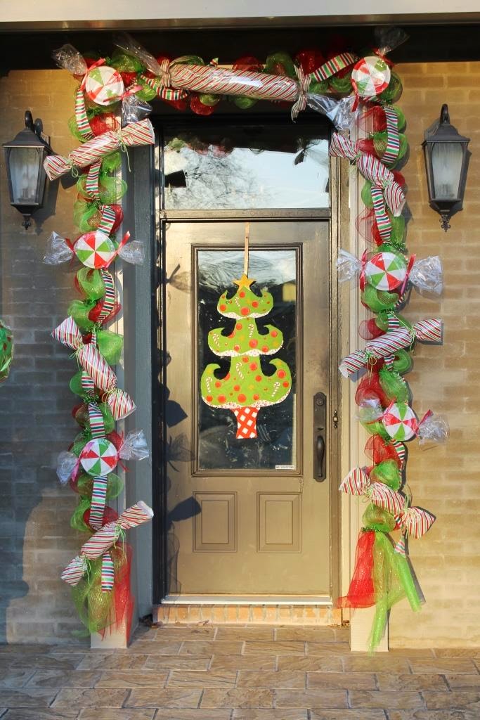 DIY Painted Burlap Christmas Tree | Miss Kopy Kat