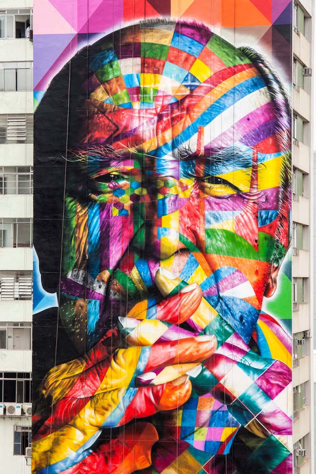 The Best Examples Of Street Art In 2012 And 2013 - Kobra, São-Paulo, Brazil