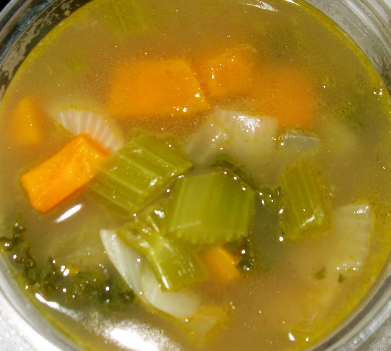 GOOD LIFE Living Well Kale & cucumber soup; Yam and carrot soup; Black