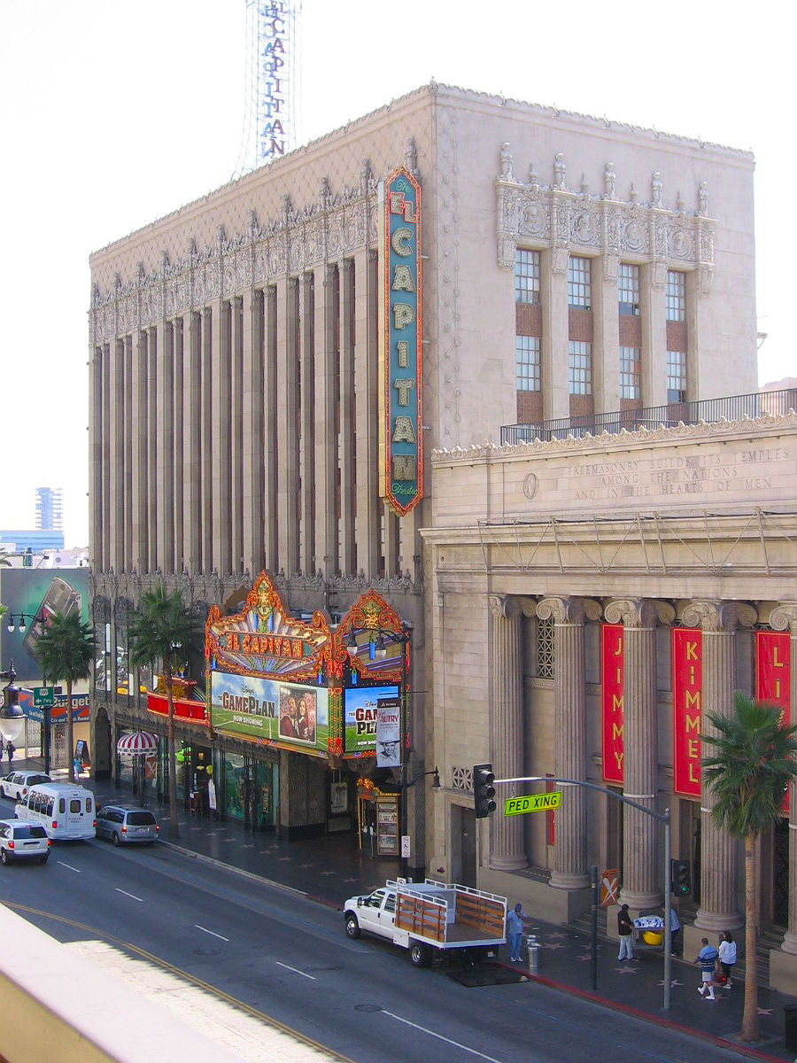 Los Angeles Theatres: El Capitan Theatre: an overview