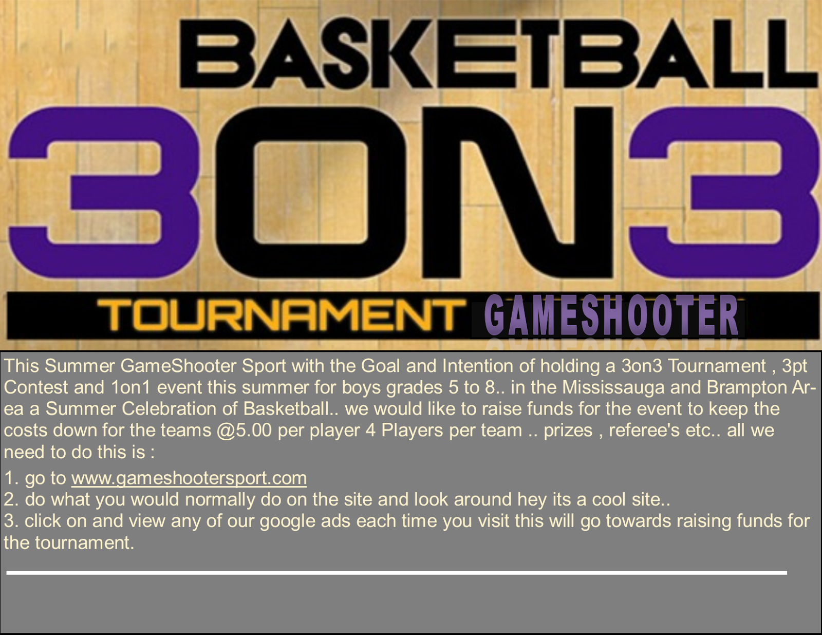3 On 3 Basketball Tournament Flyer Template
