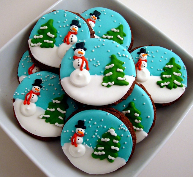 5 recipes glaze for an elegant Christmas cookies : Your BLog Name|