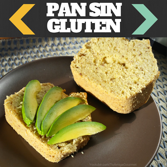 Pan libre de gluten y de lácteos con harinas panificables 