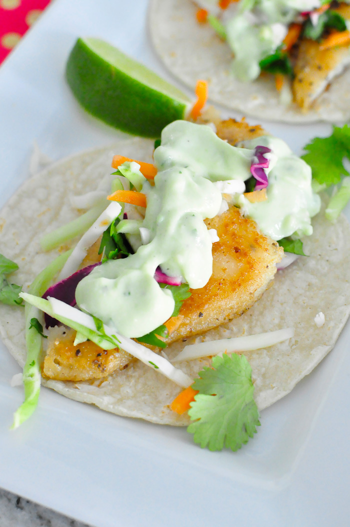 Healthy Tilapia Street Tacos Recipe with Gorton's Monica Wants It