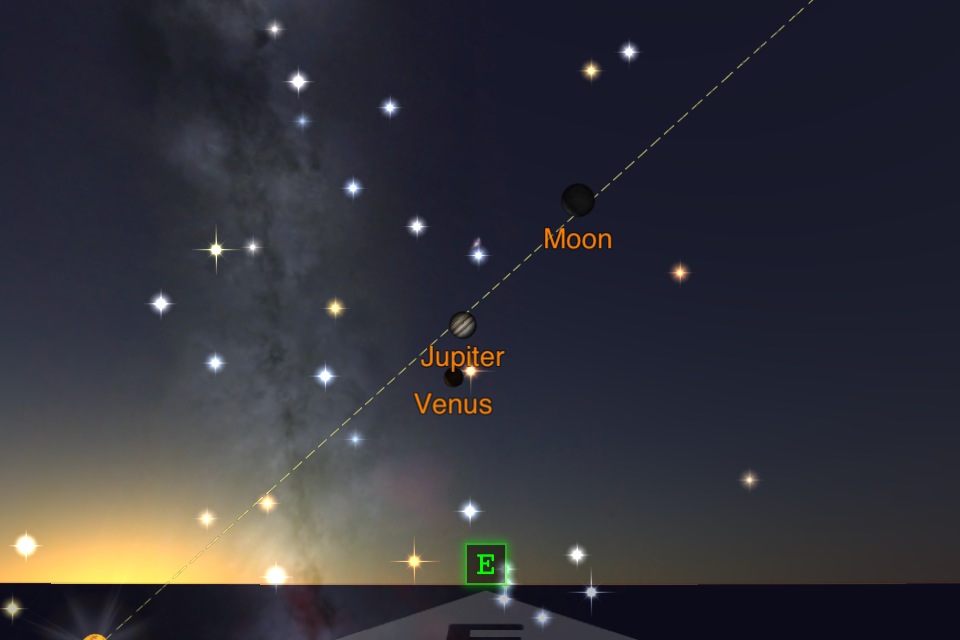 Spotted the morning conjunction [Stellar Neophyte Astronomy Blog]