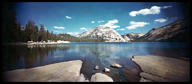 Lake Tenaya, Photograph by Bennett Hall • 8 x 10 view Type C