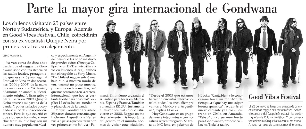 ROBERTO CARREÑO Gira 2011 de Gondwana suma conciertos en 25 países