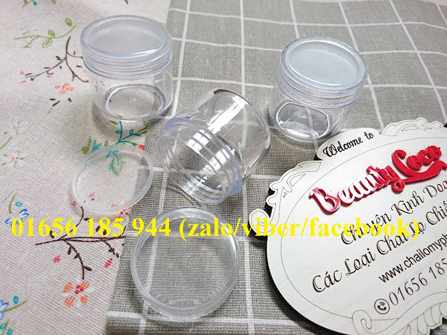 Hũ nhựa trong 30ml Hũ nhựa trong 30ml