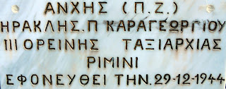 προτομή του Ηρακλή Καραγεωργίου στο Άργος Ορεστικό