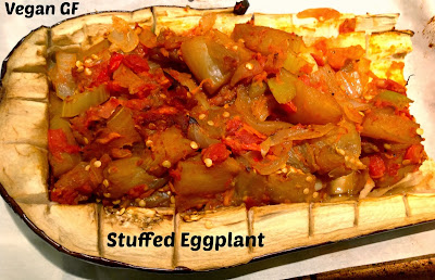 vegetarian stuffed eggplant